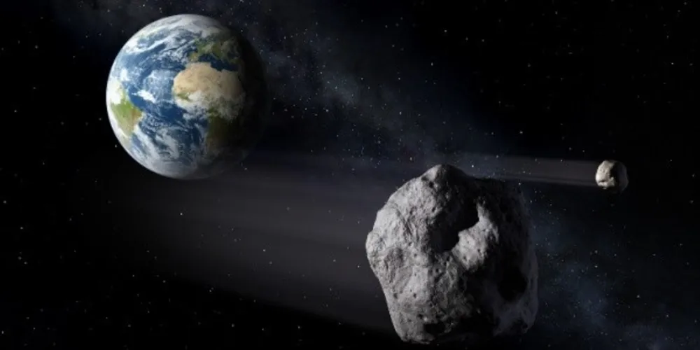 Há uma chance de aproximadamente 10% do asteroide intitulado A106FGF ter atingido a Terra nesta segunda-feira (22)/Foto: Reprodução