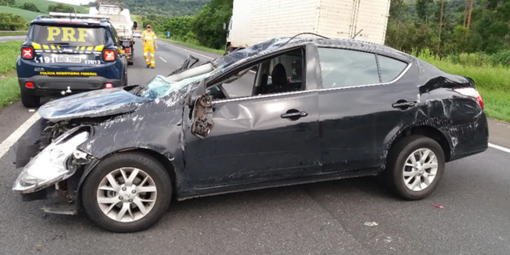 Motorista com veículo de Londrina tem ferimentos graves em acidente 