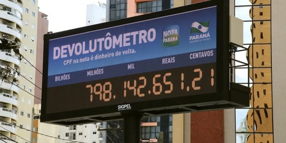 O Programa Nota Paraná ultrapassou a marca de 2 milhões de consumidores cadastrados/Foto: Reprodução SEFA