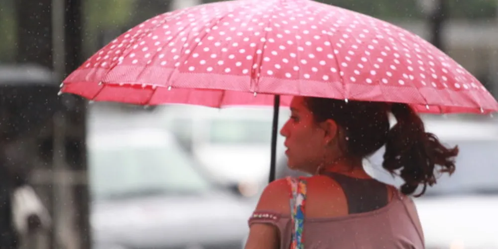 Na segunda e terça-feira, a chuva será mais volumosa/Foto: Arquivo JM
