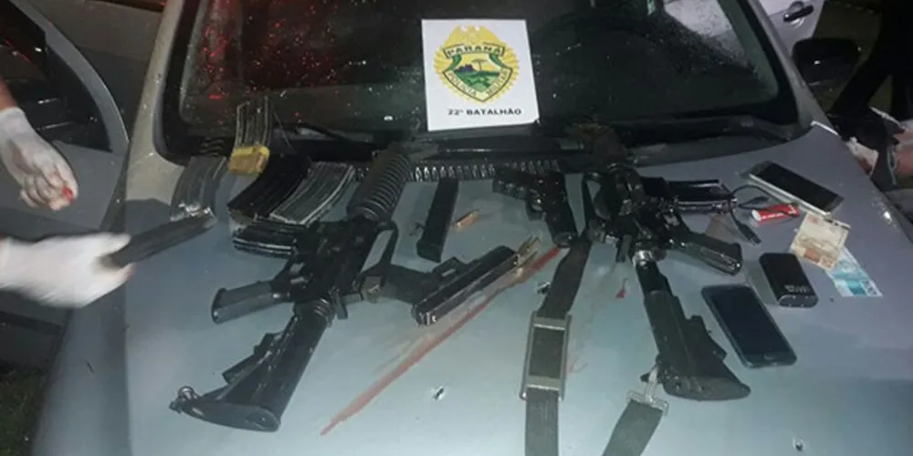 Policiais entraram em confronto com quadrilha fortemente armada
