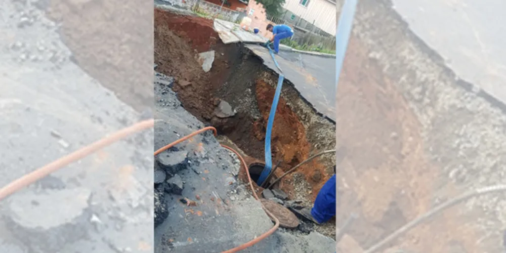 Sanepar inicia reparos na rede de água