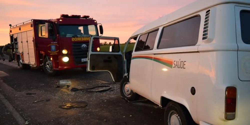 Idoso estava em kombi atingida por motorista embriagado 