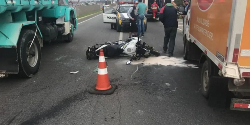 Policial sofreu traumatismo craniano e foi levado ao hospital em estado grave
