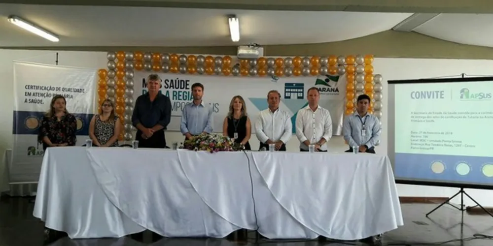 Imagem ilustrativa da imagem Prefeitos da região são certificados por gestão de UBS