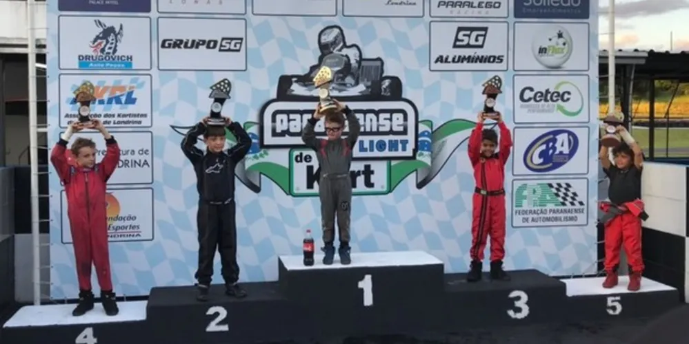 Piloto de Carambeí garantiu o 1º lugar na categoria Mirim