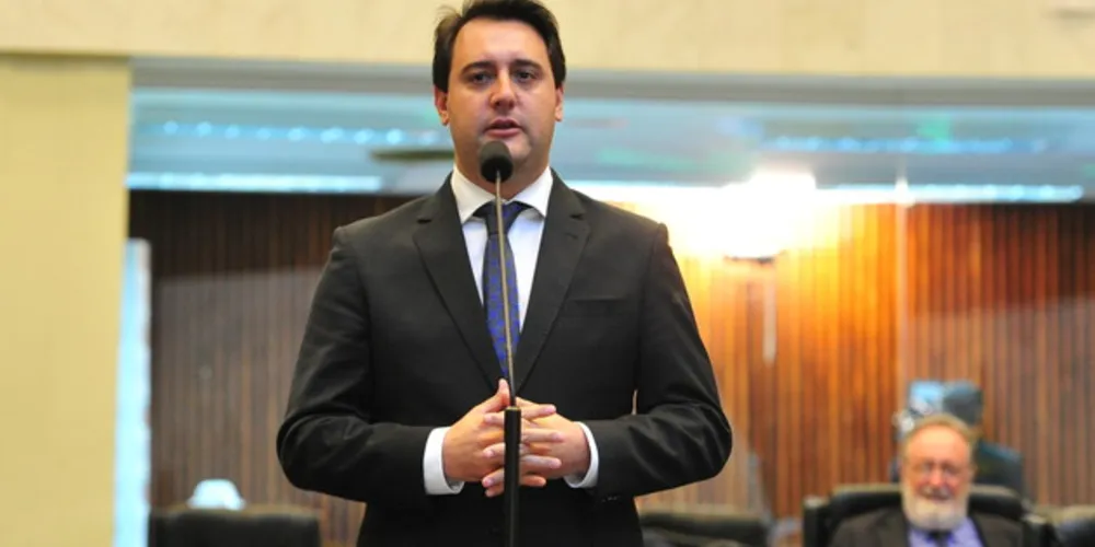 Ratinho Jr. é o líder das bancadas do PSC e PSD na Assembleia do Paraná