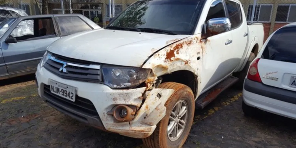 Veículo havia sido furtado no mês passado em Santa Catarina 