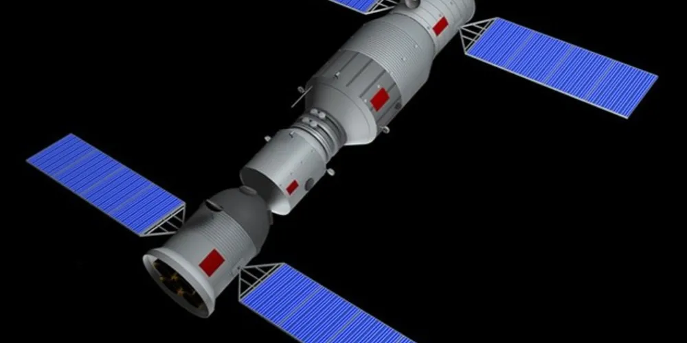 A estação espacial da China, com 8,5 toneladas, está prestes a cair/Foto: Reprodução iStock 