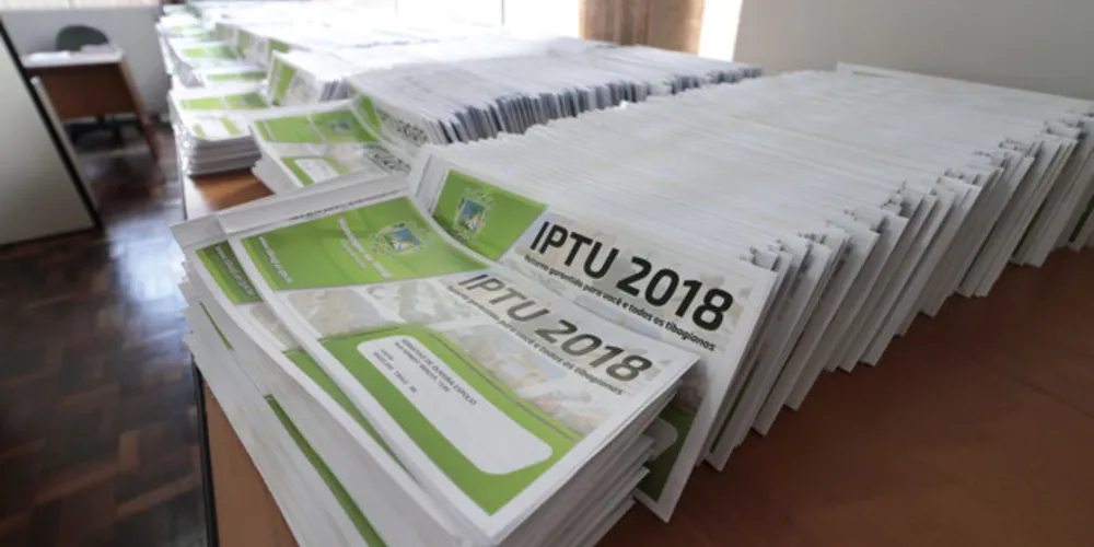 Imagem ilustrativa da imagem Carnês do IPTU já estão disponíveis em Tibagi