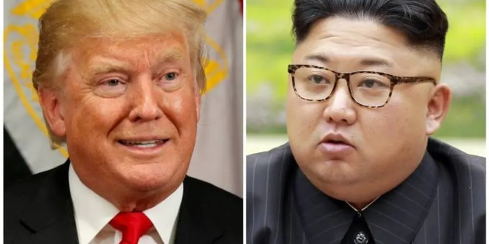 rump e Kim: o encontro ocorrerá em maio/Foto: Reprodução Kevin Lamarque, KCNA/Handout/Reuters