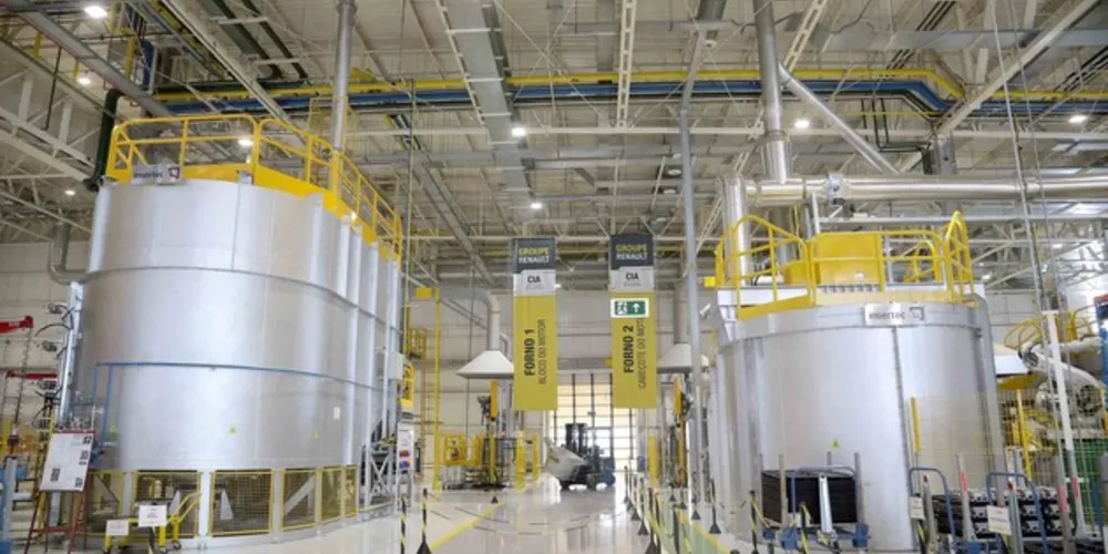 A Renault do Brasil inaugurou sua nova fábrica em São José dos Pinhais, na Região Metropolitana de Curitiba. A unidade vai produzir blocos e cabeçotes de motores 1.6 para alguns veículos da marca. Nesta terça-feira (6), o governador Beto Richa participou da solenidade de inauguração. São José dos Pinhais,06/03/2018 Foto:Jaelson Lucas / ANPr