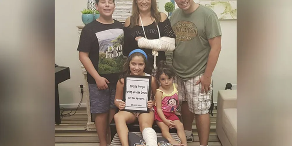 Postagem viralizou com mensagens sobre 'milagre' vivido pela família