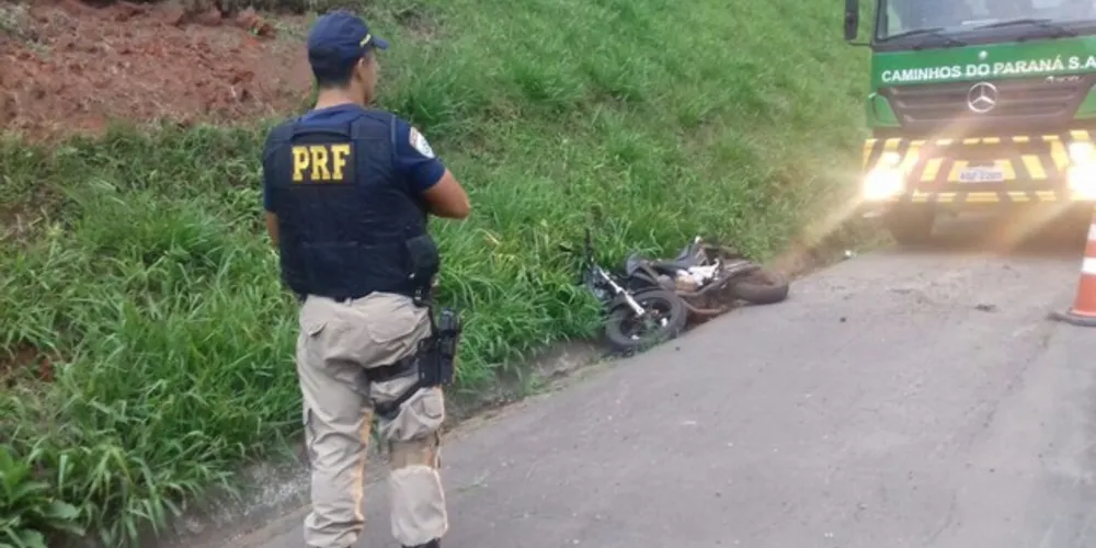 Moto foi encaminhada ao pátio terceirizado da PRF