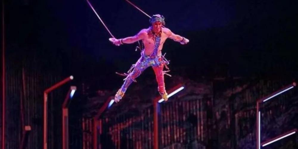 Yann Arnaud durante uma de suas apresentações/Foto: Reprodução Instagram 