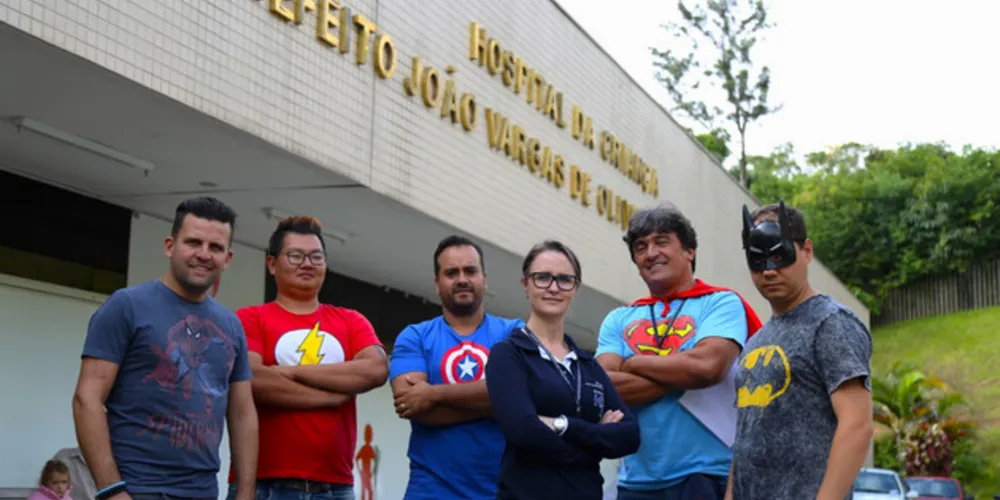 Secretaria de Serviços Públicos realiza ação de Páscoa no Hospital da Criança