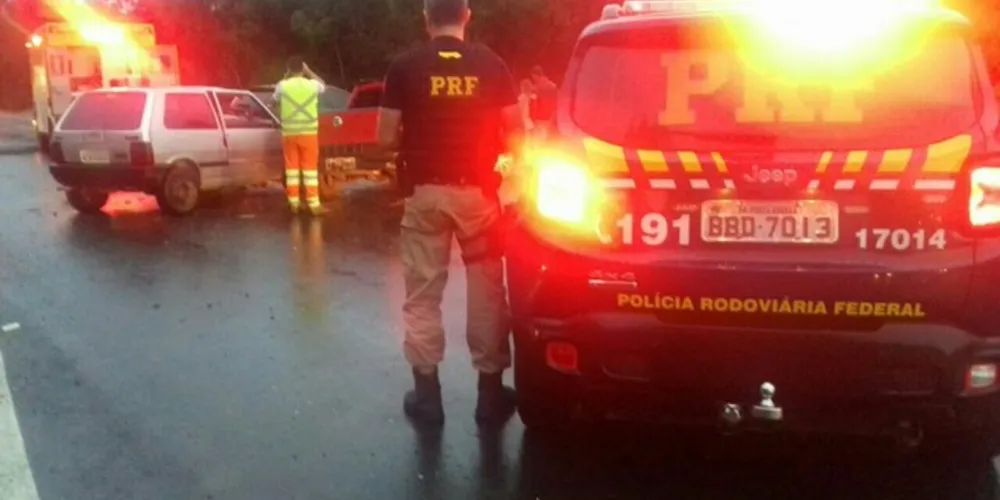 Imagem ilustrativa da imagem Motorista bêbado provoca acidente grave na BR-376