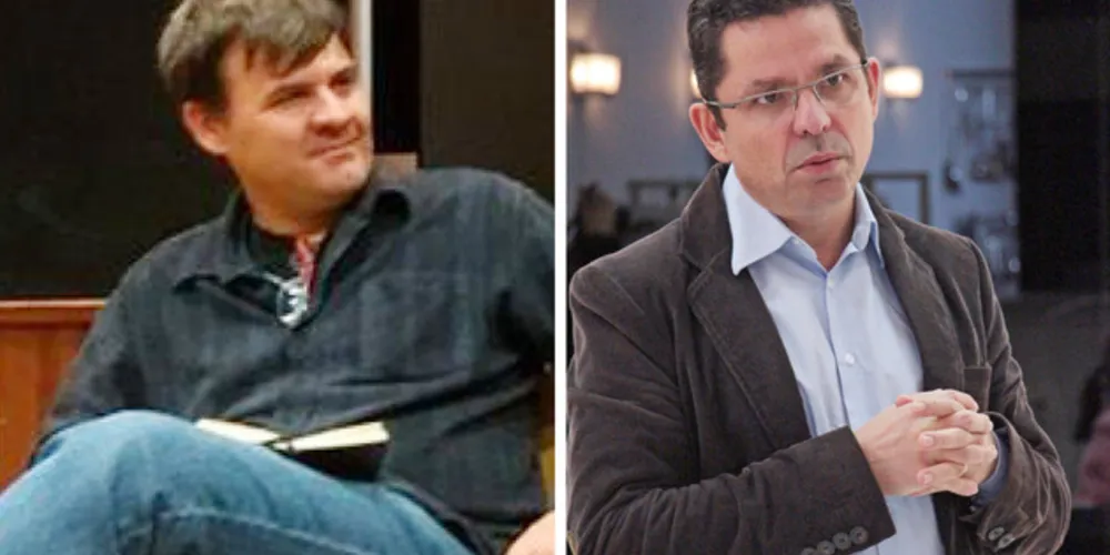 Marcelo (a esquerda) e Miguel (a direita) são os candidatos que apresentaram chapa