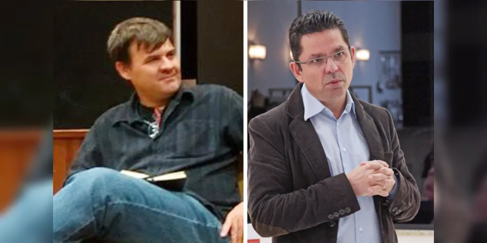 Marcelo (a esquerda) e Miguel (a direita) são os candidatos que apresentaram chapa