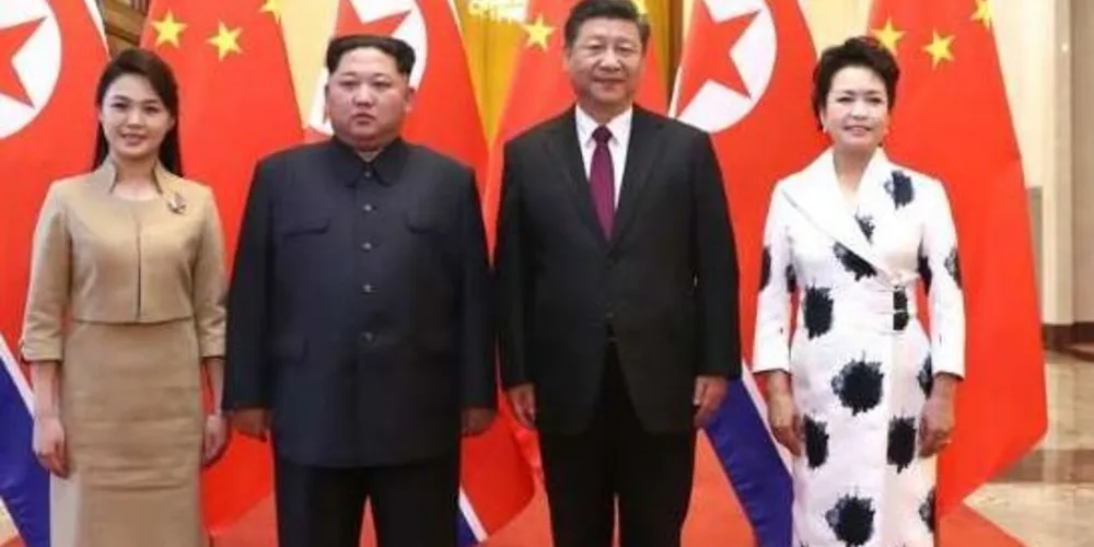 O chefe de Estado chinês ofereceu um banquete para Kim e sua esposa/Foto Reprodução: picture-alliance/Xinhua/J. Peng