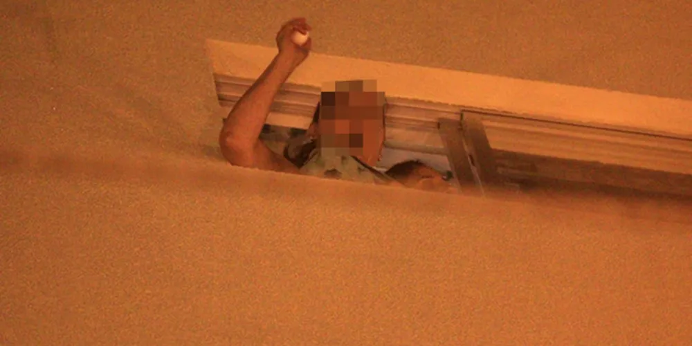 Imagem ilustrativa da imagem Manifestantes são alvo de ovadas durante passeata