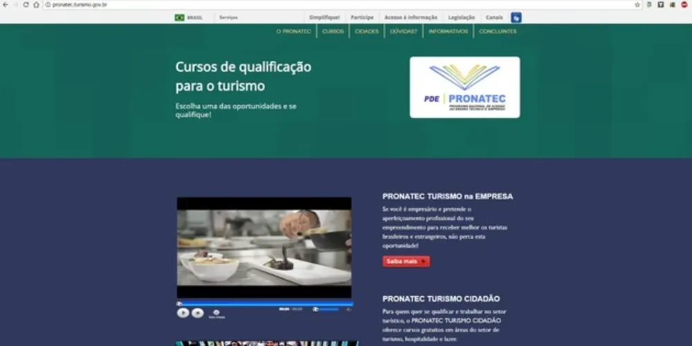 Imagem ilustrativa da imagem Inscritos no Pronatec Turismo devem confirmar matrícula