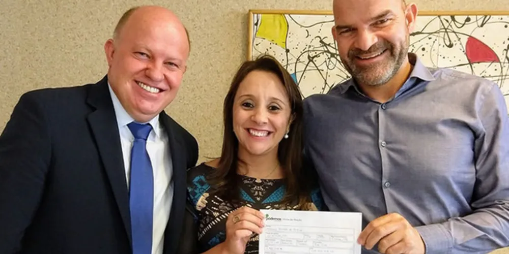 Elizeu, Renata Abreu e Marcelo Almeida, em SP 