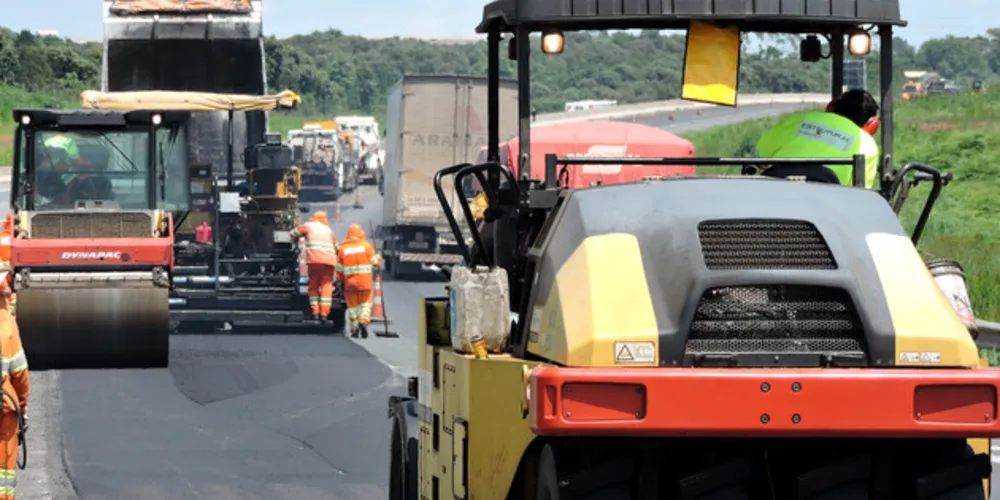 Imagem ilustrativa da imagem Concessionária incia troca de asfalto na rodovia BR-277