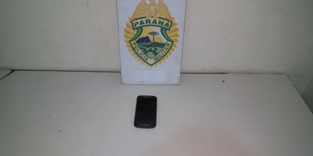 Aparelho roubado foi recuperado com a apreensão do adolescente