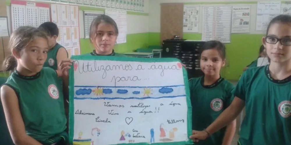 Imagem ilustrativa da imagem Importância da água gera diversas produções em 5º ano