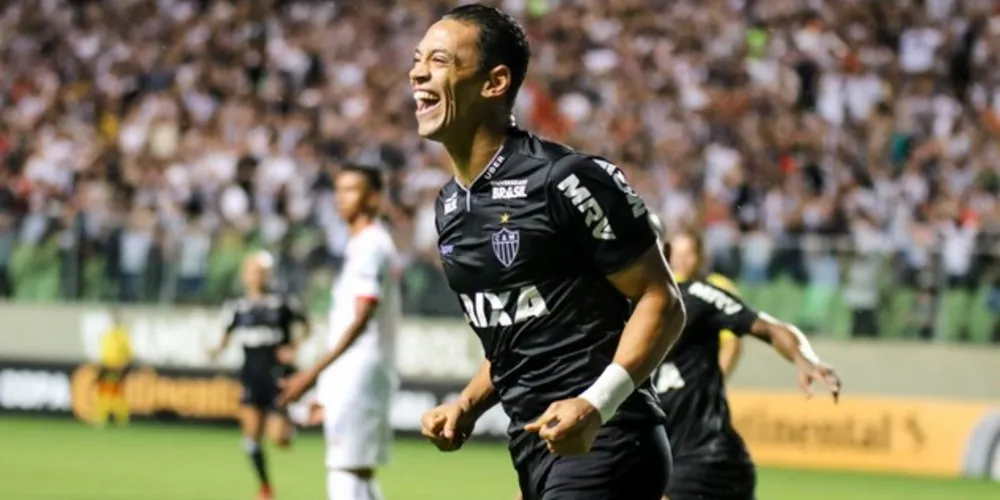 Ricardo Oliveira abriu o placar na goleada do Galo pela Copa do Brasil