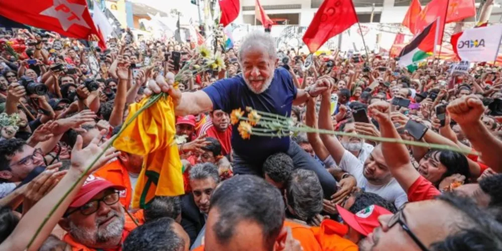 Lula recebendo apoio em São Bernardo/Foto: Divulgação Ricardo Stuckert/PT 