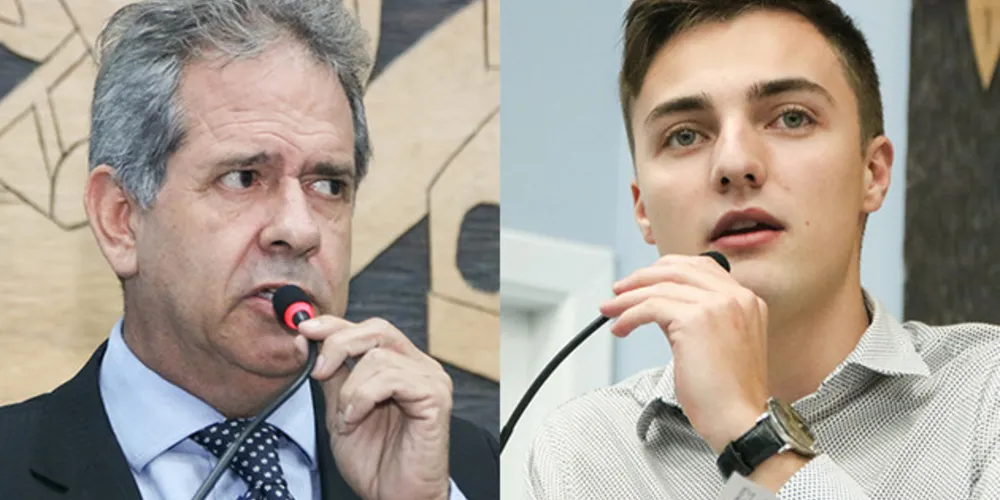 Emenda de alteração deverá ser assinada por Valtão (esquerda) e Ricardo (direita)
