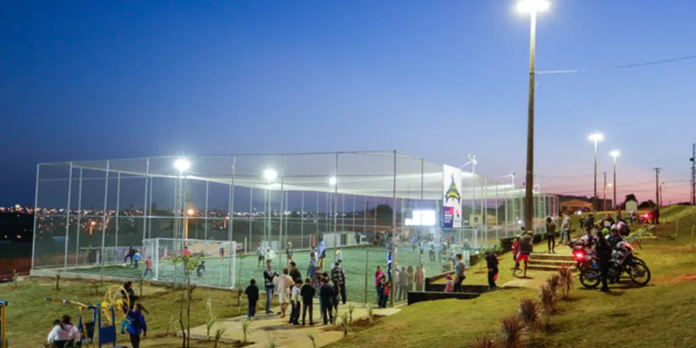 Imagem ilustrativa da imagem Jardim Los Angeles’ recebe campo público de futebol society