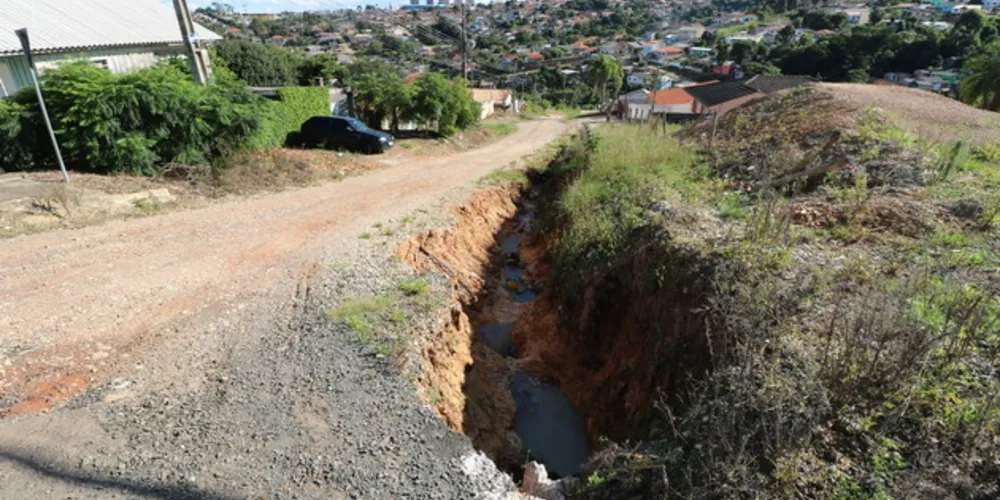 Mais de 30% das ruas do município de Ponta Grossa ainda não possuem pavimentação, aponta Prefeitura