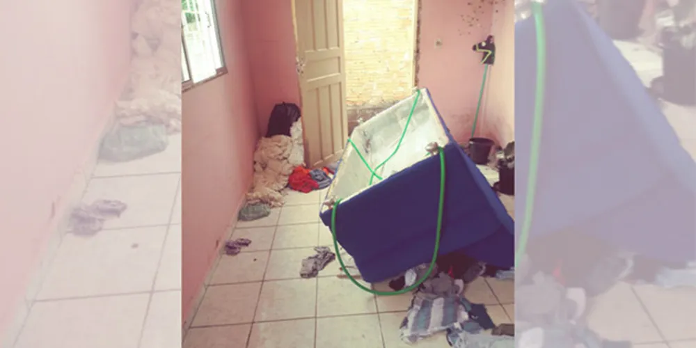 Homem surtou e destruiu parte da própria residência