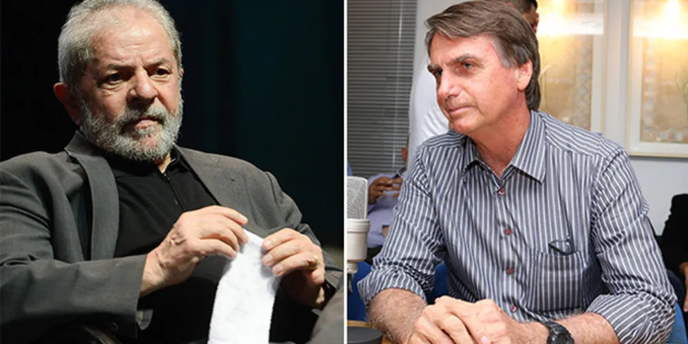 Imagem ilustrativa da imagem Lula lidera intenções de voto; Bolsonaro é segundo