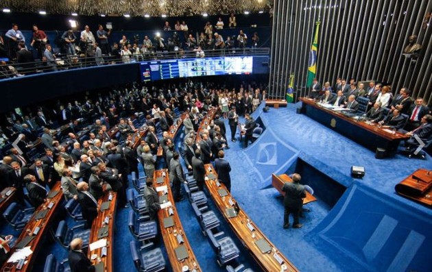 A votação no Senado durou pouco mais de três horas/Foto: Divulgação Agência Brasil