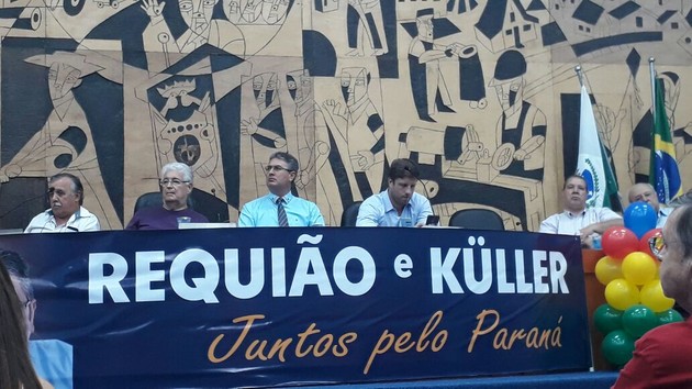 Evento na Câmara Municipal contou com as presenças do senador Roberto Requião, e do deputado estadual Requião Filho