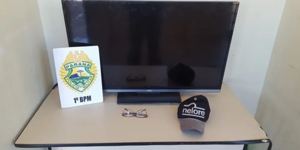 Objetos recuperados foram levados à delegacia da Polícia Civil