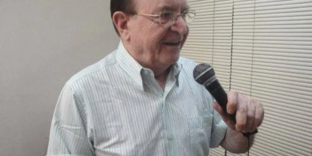 Radialista marcou a história da imprensa em Ponta Grossa e fez carreira na política com quatro mandatos de vereador