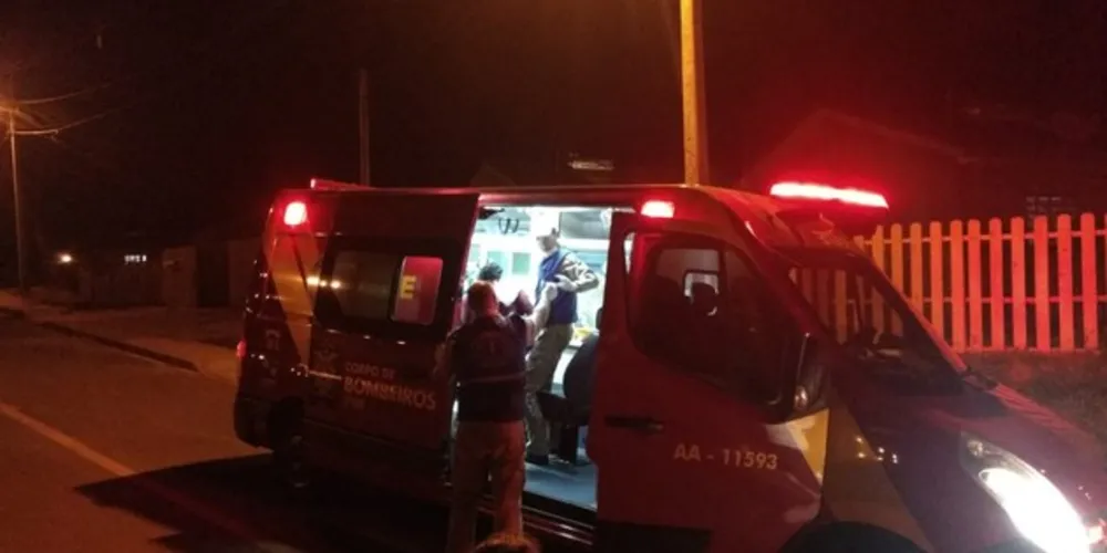 Vítima foi encaminhada ao PSM por equipes do Corpo de Bombeiros