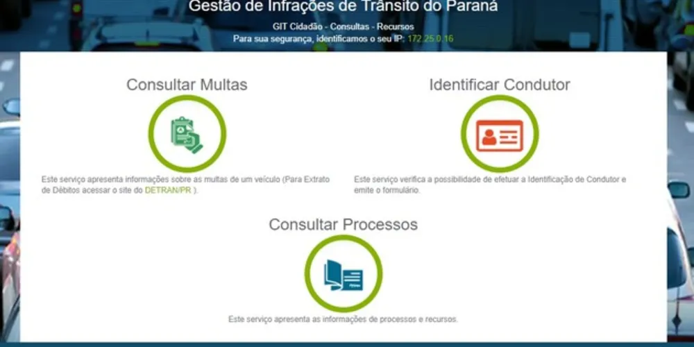 Imagem ilustrativa da imagem Motoristas podem consultar multas online em site da AMTT