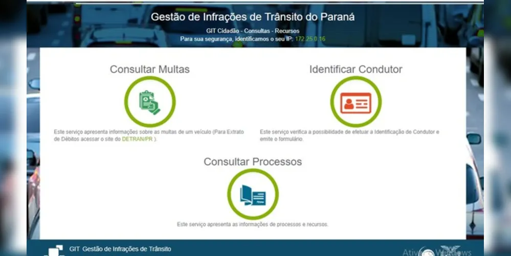 Imagem ilustrativa da imagem Motoristas podem consultar multas online em site da AMTT