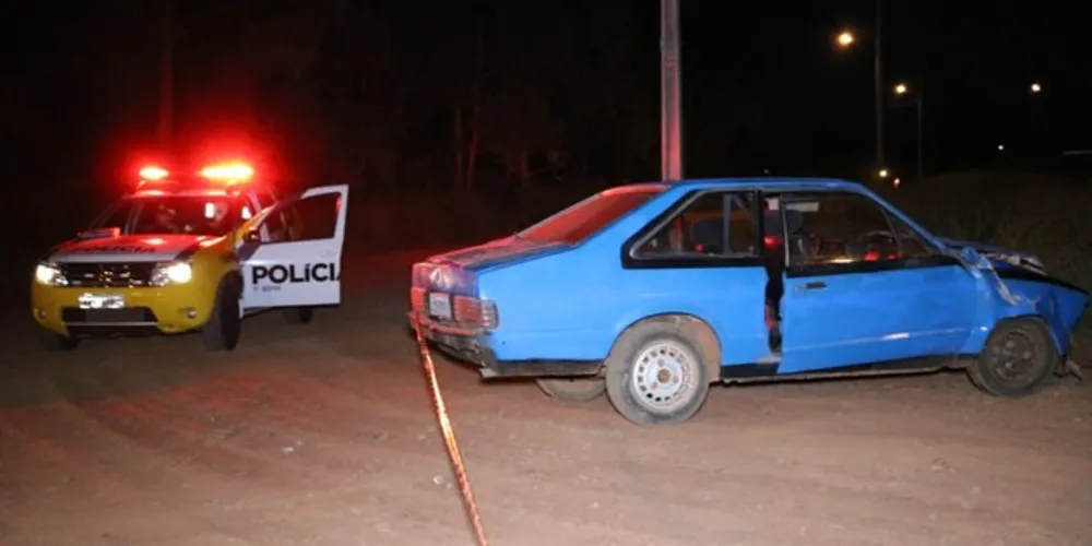 Motorista não foi encontrado no local do acidente pela PM e por bombeiros