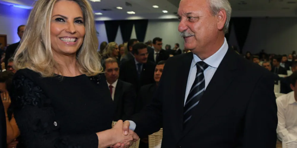 Governadora Cida Borghetti e Secretário nomeado/Foto: Reprodução Orlando Kissner/ANPr