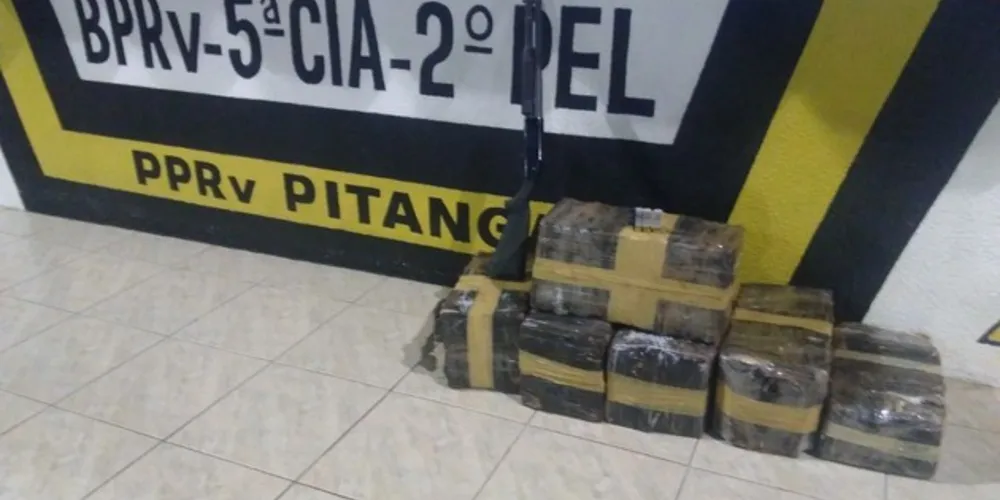Imagem ilustrativa da imagem Polícia apreende mais de 160 quilos de maconha em rodovia
