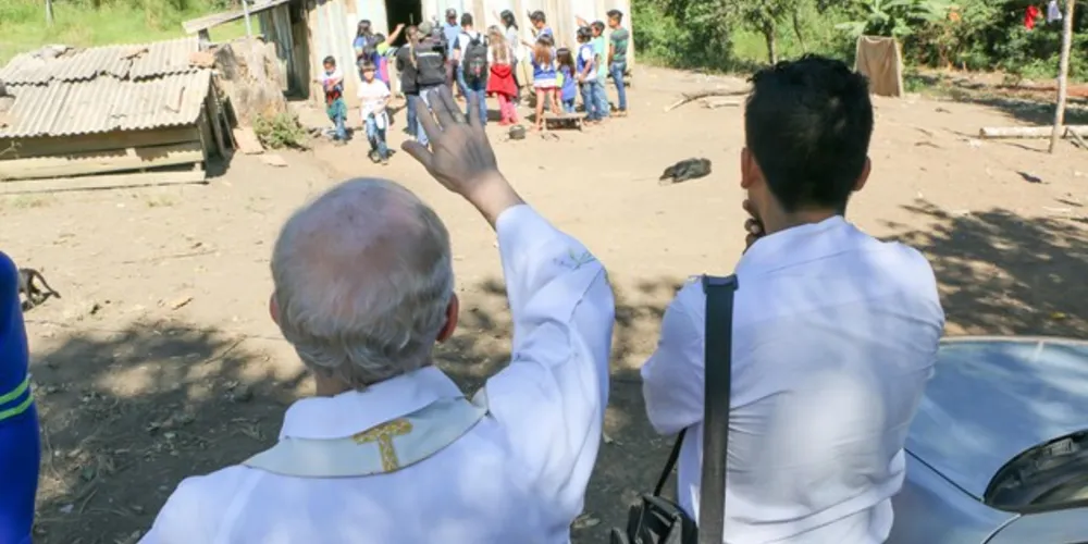 Muitas famílias foram visitadas pelos grupos de missionários
