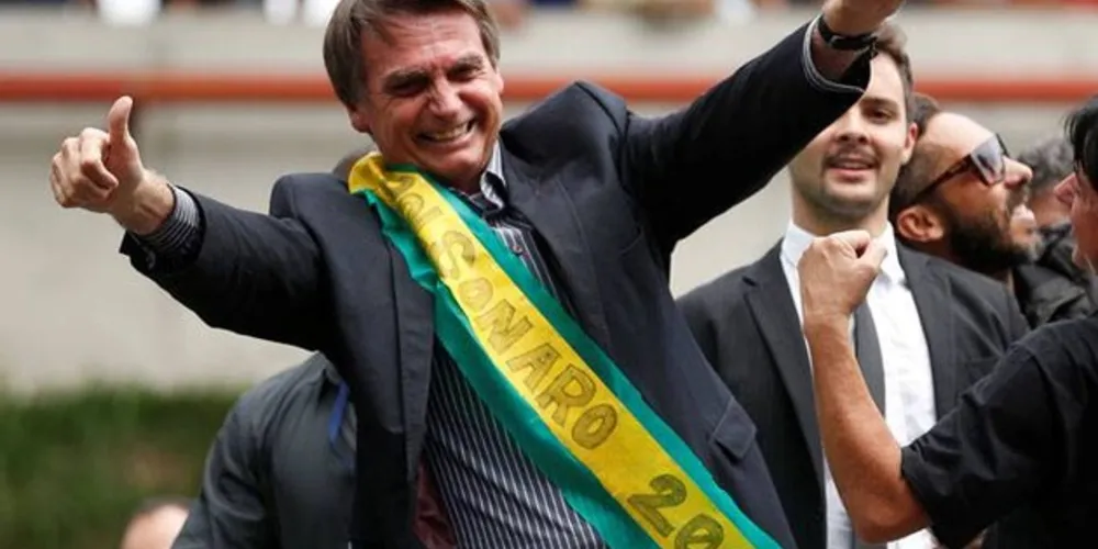 Jair Bolsonaro em campanha para presidência Foto: Reprodução: Rodolfo Buhrer/Reuters