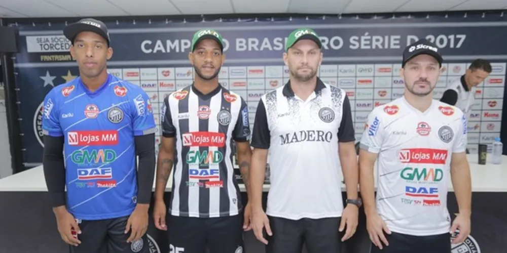 Goleiro Reynaldo, meia Xuxa, atacante Vincius e auxiliar técnico Diego integram a equipe do alvinegro